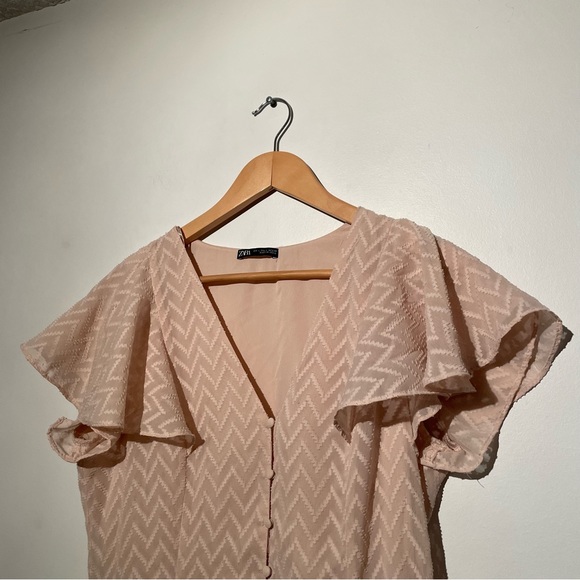 Zara Maxi Pink Dress - Picture 7 of 10